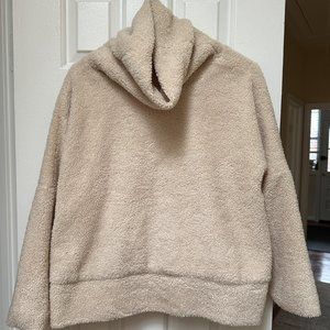 Tan Teddy Fleece Rollins Pullover - Tan / Small